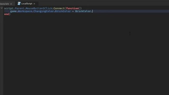 How to make a BUTTON that CHANGES the COLOR of the PART! (Roblox Studio Tutorial) смотреть онлайн