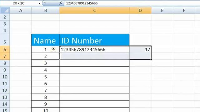 How to enter 17digits number using text method in MS Excel 2020 | Excel Basics смотреть онлайн