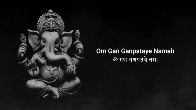 GANESH MANTRA - Om Gan Ganapataye Namah - 108 Times | ॐ गण गणपतये नमः | Morning Maditation смотреть онлайн