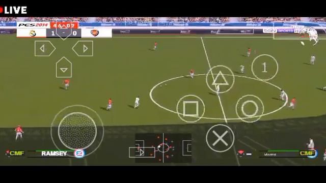 PES 2014 ppsspp android real Madrid vs Arsenal смотреть онлайн