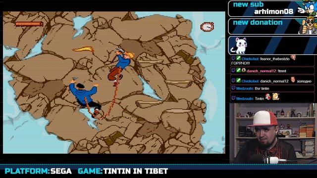 TINTIN IN TIBET ► SEGA ► ПРОХОЖДЕНИЕ ► ЧАСТЬ 3 смотреть онлайн