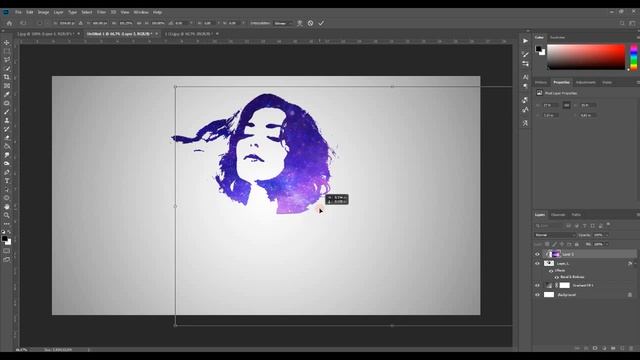 Photoshop Tutorial - Galaxy Logo Design|Как сделать стильный аватар в фотошопе? смотреть онлайн