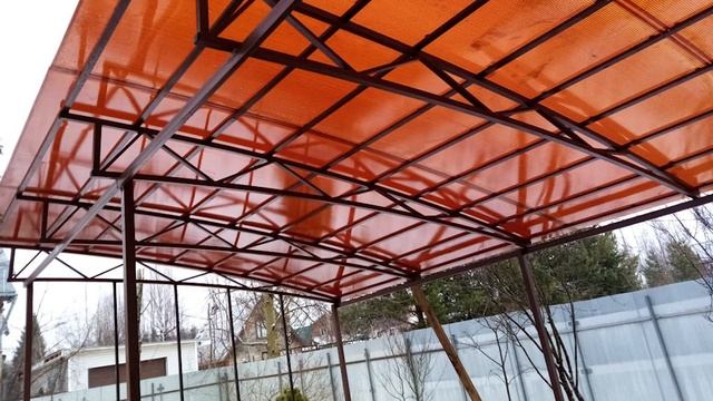 Навес над бассейном