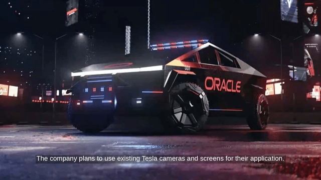 Oracle Teases Tesla Cybertruck Police Cruiser Coming Very Soon смотреть онлайн