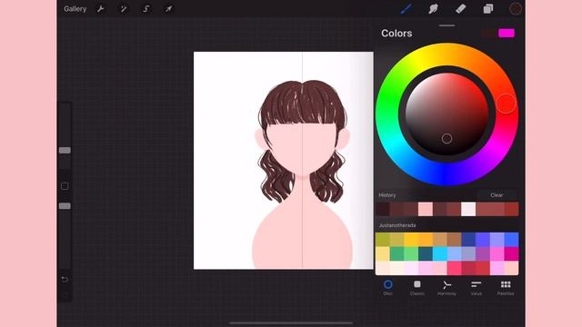 Tutorial Menggambar di Procreate dengan Brush GRATIS Bawaan with ipad and apple pencil смотреть онлайн