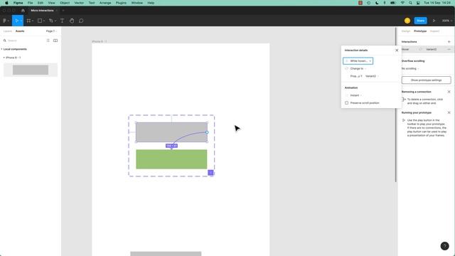 Micro Interactions using interactive components in Figma смотреть онлайн