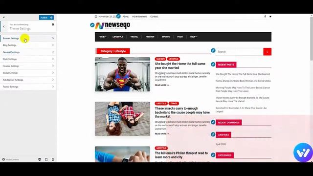 Create News Magazine Website using Newseqo Free News WordPress Themes смотреть онлайн