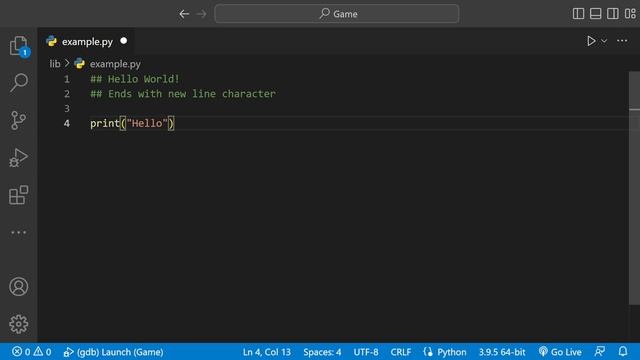 Output Hello World in Python / How to Tutorial смотреть онлайн
