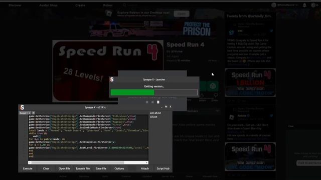 [NEW] Speed Run 4 Script Inf Gems (Roblox) смотреть онлайн