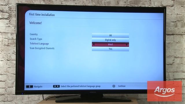 Hitachi TV First Time installation guide смотреть онлайн