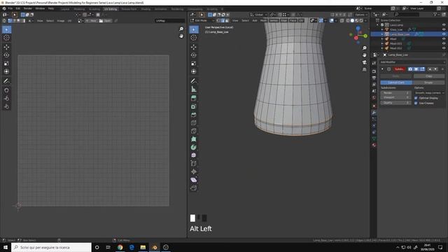 Blender 2.8 Tutorial | Modeling for Beginners - Lava Lamp #2 | UV Mapping Phase смотреть онлайн