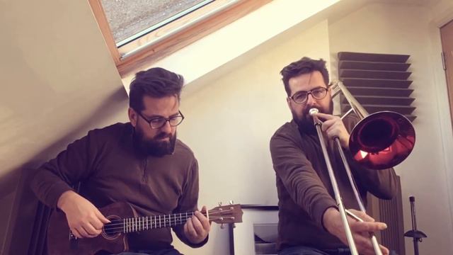 Blackbird by The Beatles for trombone and ukulele [with sheet music] смотреть онлайн