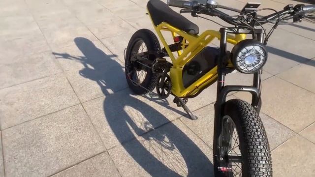 akez Electric Bike for Adults Fat Tire Ebike 750W/1500W 20inch 45km/h E-Bike 18AH Lithium Battery смотреть онлайн