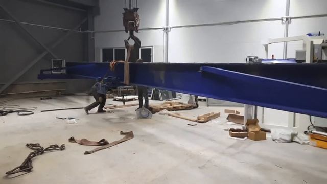 Монтаж , установка кран балки 5 тонн. Установка, настройка радио и частотного преобразователя. смотреть онлайн