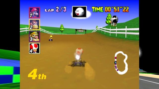 Epic Mario kart 64 game play смотреть онлайн