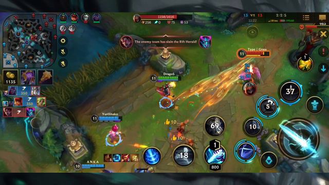 GWEN HIGH WIN RATE CHAMPIONS ON WILD RIFT смотреть онлайн