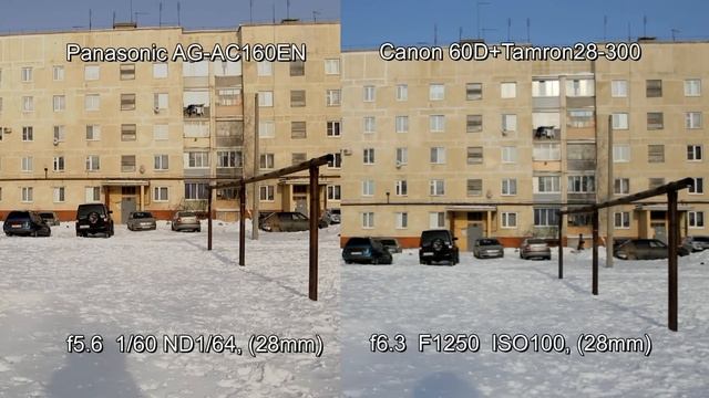Panasonic AG-AC160EN vs Canon 60D.6 смотреть онлайн