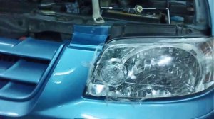 Hyundai Matrix 1.6 change starter perdana & headlamp with ULTRARACING BAR