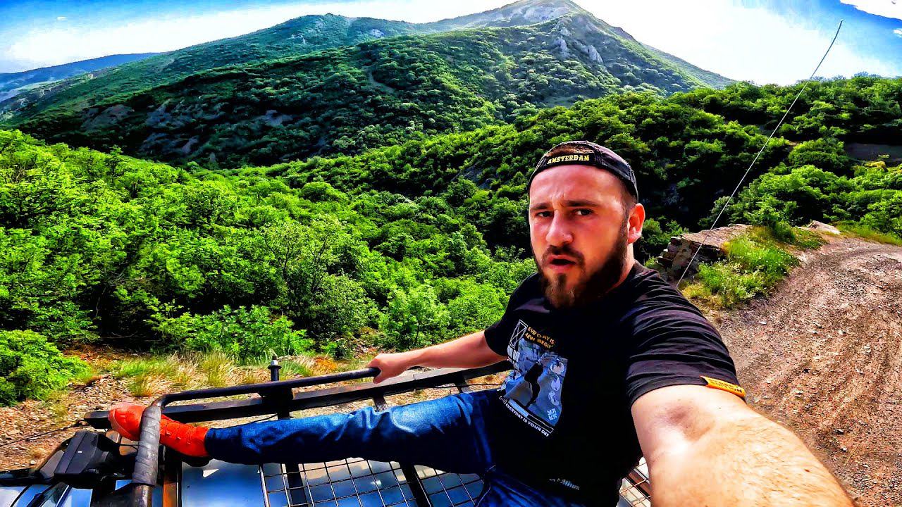 УСКУТСКИЙ ВОДОПАД в Крыму ПЕРЕПОЛНЕН водой. Филиппов Сенокос самая труднодоступная ДОРОГА. ПРИВЕТНОЕ смотреть онлайн