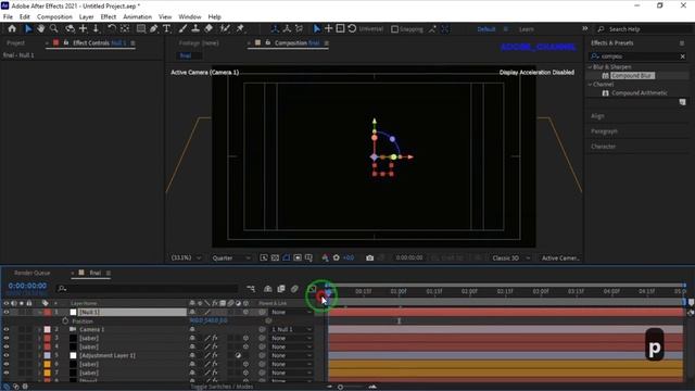 After Effects Tutorial_ Create Neon Loop Motion graphics in After Effects_ saber plugin. смотреть онлайн
