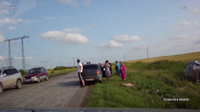 Рудный-Качар машина вылетела с трассы из за ямы смотреть онлайн