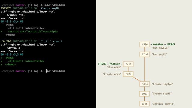 6.5 Git – Просмотр – Поиск в истории, фильтры для git log (1080p) смотреть онлайн