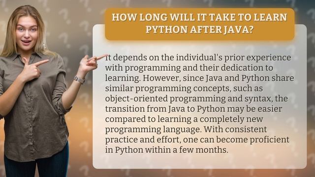 How long will it take to learn Python after Java? смотреть онлайн