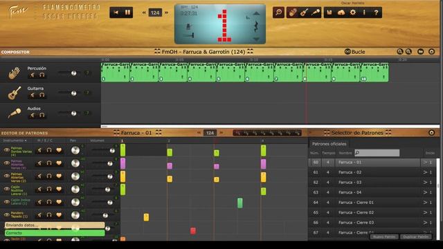 Metrónomo Flamenco - Farruca 124 - Flamencómetro Oscar Herrero смотреть онлайн