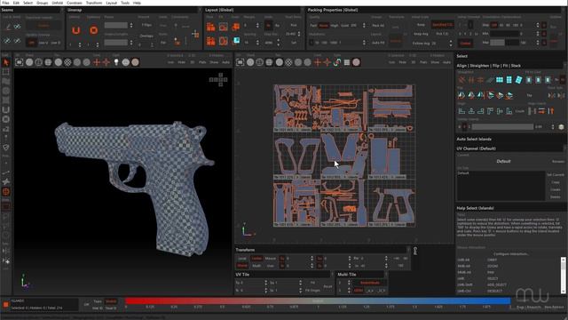 C4D To RizomUV To Substance Painter: A Workflow - Part Three