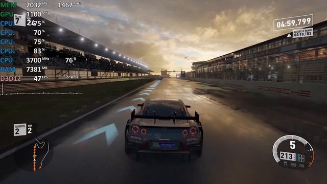 Ryzen 3 2200G Review Forza Motorsport 7 Stock & OC Gameplay Benchmark Test смотреть онлайн