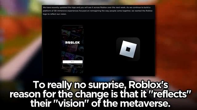 Why Roblox Changed the Logo смотреть онлайн