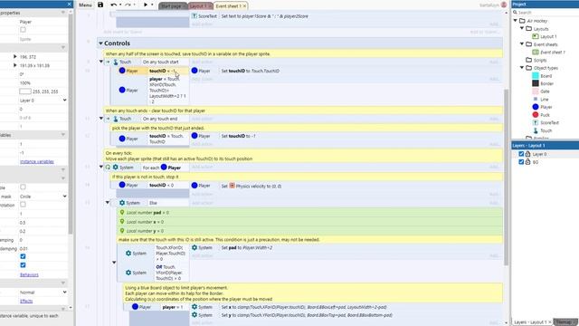 Construct 3 Demo : Creating an airhockey game смотреть онлайн