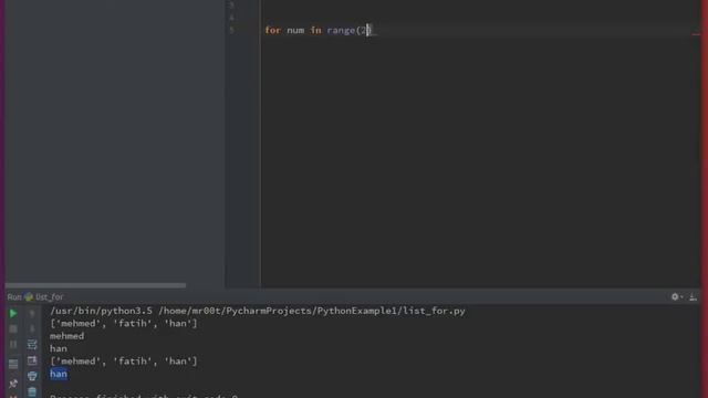 list, for loop and range with Python смотреть онлайн