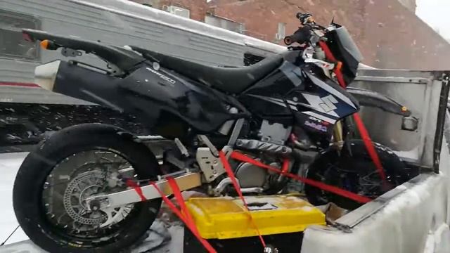 Получаем Suzuki DRZ400SM из Японии под Новый Год!