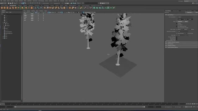 Vertex Normals For Foliage In Maya