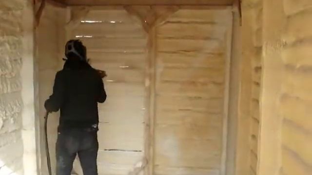 Напыление пенополиуретана смотреть онлайн