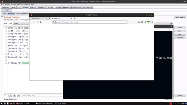 7.6. Attacking Login Forms with Burp Suite смотреть онлайн