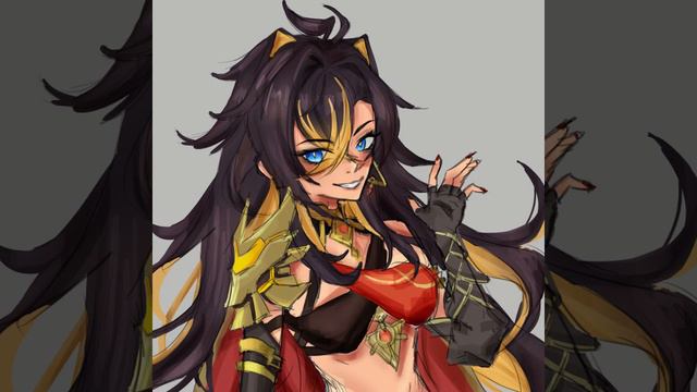 Dehya from Genshin Impact - [Full Speedpaint] by kinsppi смотреть онлайн