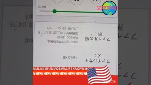 WORLDNEWS　証拠の動画