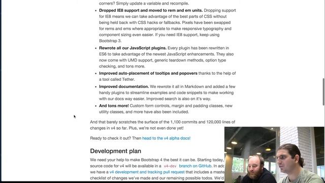 Les nouveautés de Bootstrap 4 смотреть онлайн