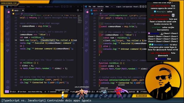 [TypeScript vs. JavaScript] Contruindo dois apps iguais смотреть онлайн