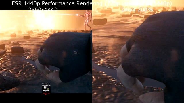 AMD FSR Comparison native 720p rendering vs FSR 1080p quality vs FSR 1440 performance on RX6800 XT смотреть онлайн