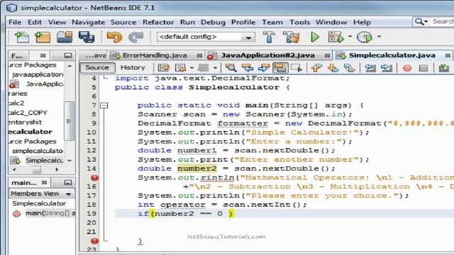 Java tutorial - Simple calculator using output window смотреть онлайн