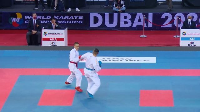GOLD MEDAL. S. Dacosta - E. Pavlov - 2021 World Championships | WORLD KARATE FEDERATION смотреть онлайн