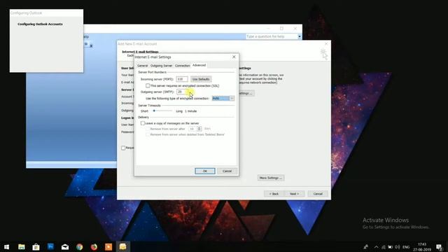 How to Configure Mailbox SMTP on Outlook – Onlive Server смотреть онлайн