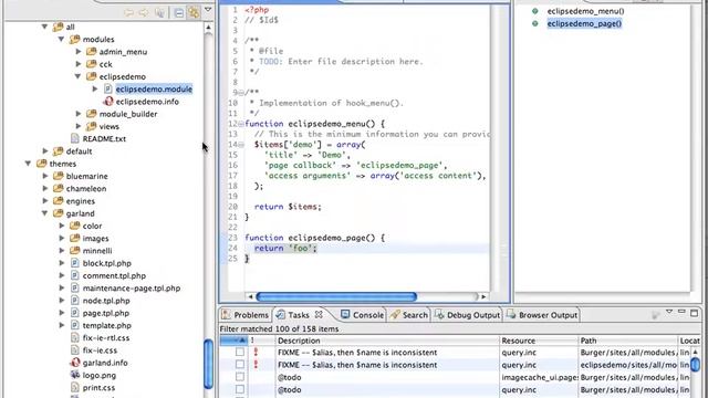 Tips: Eclipse IDE, Drupal & PHP смотреть онлайн