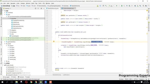 Apply frames to images (Bitmaps) in Android Studio Tutorial смотреть онлайн