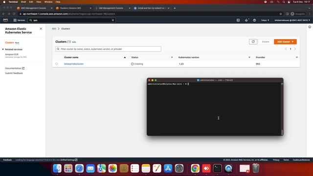 How to create EKS cluster and node in AWS смотреть онлайн