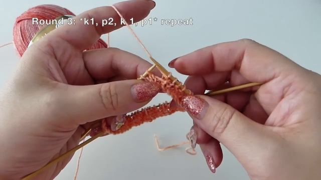 Bündchenmuster Strickmuster Korbrippe Sylvie Spezialbündchen 6 смотреть онлайн