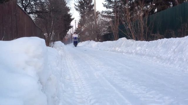 Yamaha Bws 100 Snow Drift part 4 смотреть онлайн